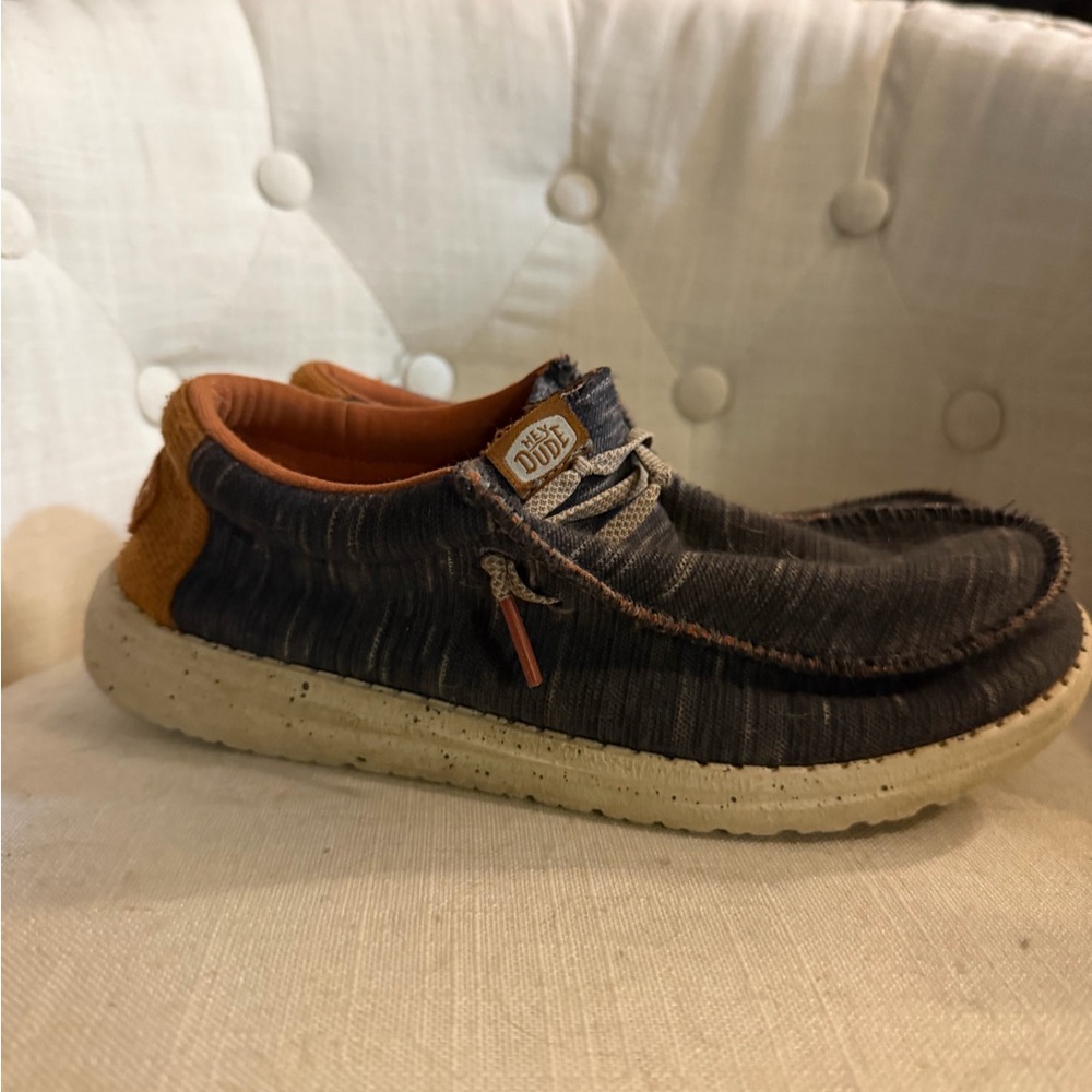 Hey Dude Kids Black Slip-On Shoes